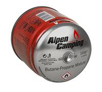 Alpen Camping IK006 Cartouche de gaz propane-butane perçable 400 ml/190 g pour réchaud à gaz, réchaud de camping, chalumeau Bunsen, chalumeau à souder EN417 (1)