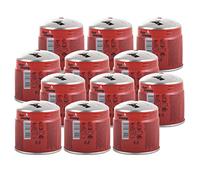 ALPEN CAMPING - Pack 12 Cartouches Gaz 190g Butane Propane Mix, Sécurité Stop Gaz Certifiée EN521, Recharge Universelle Perçable Type 200 pour Réchaud, Lampe à Souder & Camping
