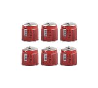 ALPEN CAMPING - Pack 6 Cartouches Gaz 190g Butane Propane Mix, Sécurité Stop Gaz Certifiée EN521, Recharge Universelle Perçable Type 200 pour Réchaud, Lampe à Souder & Camping