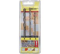 Alpen Hartmetall Mehrzweckbohrer-Set 3teilig MultiCut 100803100 1/4 (6.3 mm) 1 Set