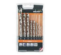 Alpen-Maykestag ALPEN Holzspiralbohrersatz PCTM 8 pcs D.3,4,5,2x6,2x8,10mm HSS-Co5 Quantité:1
