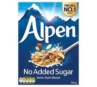 Alpen No Added Sugar The Swiss Recipe 560 G (Pack of 6)