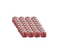 Alpen Camping IK006 Lot de 36 cartouches de gaz propane-butane perçables pour réchaud à gaz, réchaud de camping, chalumeau Bunsen, chalumeau à souder EN417