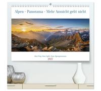 Alpen - Panorama - Mehr Aussicht geht nicht (hochwertiger Premium Wandkalender 2027 DIN A2 quer), Kunstdruck in Hochglanz: Ein Alpenpanorama, das ... von Freiheit, das nur die Berge schenken.