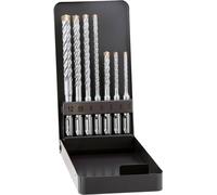 ALPEN 80500007100 Foret SDS-Plus Force X KM 7 pièces Argent