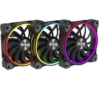 Alpenföhn Wing Boost 3 ARGB High Speed PWM Ventilateur pour PC noir (l x H x P) 120 x 120 x 25 mm avec éclairage LED