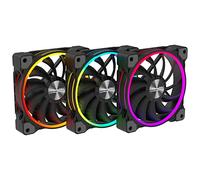 Alpenfohn Wing Boost 3 Argb PWM Ventilateur triple Noir 140 mm