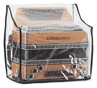 Alpenklang Housse pour Accordéon Steirische Transparent - Protection pour Steirische - Dimensions (LxPxH) : env. 38 x 22 x 38 cm - en PVC - Transparent