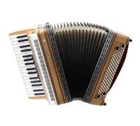 Alpenklang Pro accordéon III 96 touches styrien bois d'aulne, soufflet blanc G