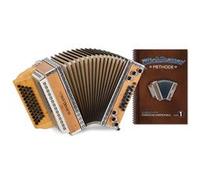 Alpenklang Pro Alpline 34 Eco Harmonika G-C-F-B MB Set incl. École Michlbauer