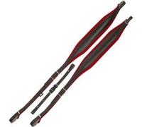 Alpenklang sangles accordéon taille standard pour accordéon basses 96/120 - rouge/brun