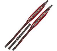 Alpenklang sangles pour accordéon à 4 rangées - blanc/ rouge