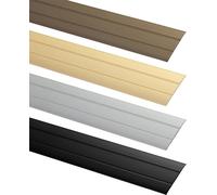 ALPENSTAHL Seuil de Porte Barre Autocollant | Longueur 100 cm, Largeur 37 mm | 1 Pièce - Profil Transition Sol | Aluminium Bronze | Rail de sol plat pour planchers, stratifiés | Moulure à coller
