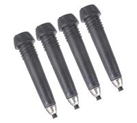 Alpenstock 4 pièces bâtons de randonnée Pointe bâton de randonnée universels en métal pour bâtons de randonnée Standard Facile à Installer Remplacement Portable Alpenstock