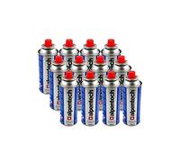 Alpentech - 12 Cartouches Gaz Butane 250g Clipsables - Anti-Fuite TUV (UN2037) | Pack pour Réchaud de Camping, Chalumeau, Lanterne à Gaz et Désherbage.