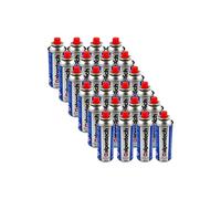 Alpentech - Pack de 24 Cartouches Gaz Butane 250 g - Clipsables Anti-Fuite (TUV/UN2037) - Usages : Réchaud, Camping, Chalumeau, Lanterne et Désherbage.