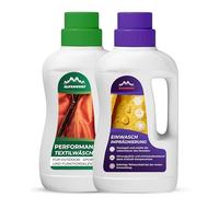ALPENWERT Détergent de sport + imprégnation de lavage [fabriqué en Allemagne] | Lessive spéciale & imprégnation pour vêtements d'extérieur, de sport et fonctionnels | Entretien pour Gore-Tex