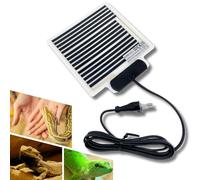 ALPER Made in Italy Tapis Chauffant Terrarium Reptile Semis Animaux 15x15cm, Chauffage Terrarium Tortue Serpent Gecko 230V, 3,5W