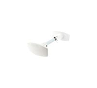 ALPERTEC Bouton double carré de 6/7 en aluminium blanc
