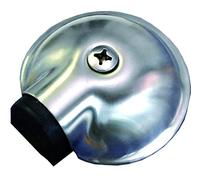 Alpertec butoir de porte en acier inoxydable satiné türschoner butoir de porte pour fixation au sol diamètre 65 mm, hauteur 22 mm, 28020920K1