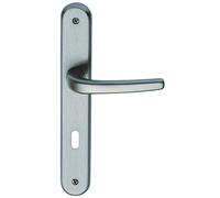 Alpertec kim edelstahlfärbig lS-laiton-alberts bloque-porte pour chambre poignée de porte acier inoxydable, 32970803