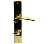 Alpertec nelson-lS badtüren en laiton poli poignée de porte pour wC - 32214413 r de la marque haeusler-shop