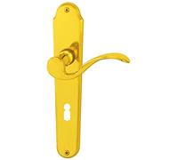Alpertec panda-lS-alberts bloque-porte pour chambre poignée de porte en laiton poli poignée de porte acier inoxydable, 32212363