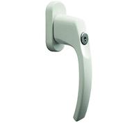 alpertec Poignée de fenêtre Grille Olive verrouillable Revêtement rasterung 45 ° fenêtre Olive pour haute température blanc, 40121000