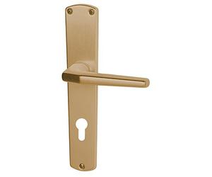 Alpertec primus drückerpaar f2 aluminium anodisé pour zimmertüren poignée de porte acier inoxydable, diamètre : 8 mm, en aluminium, 40040070K1