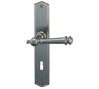 Alpertec Ron-LS poignée inox-alberts bloque-porte pour chambre poignée de porte en acier inoxydable, 32870033