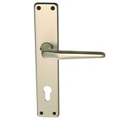 Alpertec tanja-lS wohnungseingangstüren pZ pour bouton-poussoirs en f2 anodisé bB poignée de porte en acier inoxydable, poignée, 40364034 72 mm