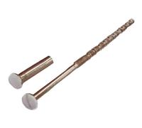 Alpertec - Vis Relieuse Blanc Prédécoupée 4x90mm +Douilles 4x22mm X2