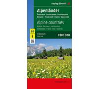 Alpes - alpenlander 1/800 000 Edition trilingue allemand-anglais-français - Collectif - Freytag Et Brendt - broché - Atlas / carte