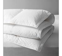 Alpes Blanc - Couette été Naturelle 130 g/m² - 90% Duvet de Canard Neuf - Légère, gonflante et Respirante - Fabrication française - Jumelable