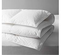 Alpes Blanc - Couette Naturelle 4 Saisons - 90% Duvet de Canard - Lot de 2 couettes jumelables par Pressions - Ultra légère et Chaude - Confort Haut de Gamme - Fabrication Française - 260x240 cm