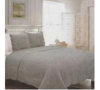 ALPES BLANC - Couvre lit Gris - 2 places - 230x250