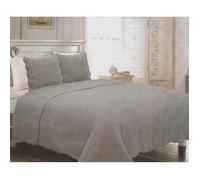 ALPES BLANC - Couvre lit Gris - 260x260