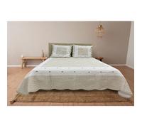 ALPES BLANC - Couvre lit Peaceland Abeilles + taie(s) pur coton 260x260 cm
