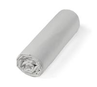 Alpes Blanc - Drap Housse 100% Percale de Coton 80 Fils/cm² - Grand Bonnet 30 cm - Fabrication Européenne - Doux, résistant - Oeko-Tex®