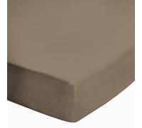 Alpes Blanc - Drap Housse 120x190 Taupe