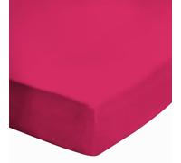 Alpes Blanc Drap Housse 140x190 Fuchsia BT 27 cm