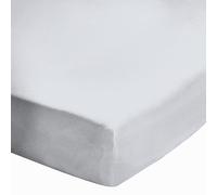 Alpes Blanc - Drap Housse 160X200cm Percale Blanc