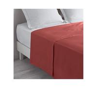 Alpes Blanc - Drap Plat 180x290 cm Bordeaux
