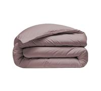 Alpes Blanc - Housse de Couette 280x240 + 2 taies 65x65 cm - 100% Percale - Tissage serré 80 Fils - Finition Rabat - Traitement Easy Care