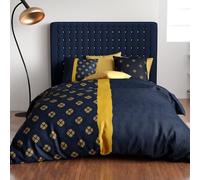 Alpes Blanc Housse de Couette Nil 220x240 100% Coton- Percale 71 Fils