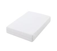 Alpes Blanc - Housse intégrale Matelas - Anti-bactérienne et Anti-acariens - 100% Pur Coton - Fermeture zippée - Bonnet 30cm