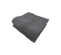 Alpes Blanc - Lot de 2 Serviettes de Bain Coton et Bambou - 600gr/m²