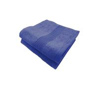 Alpes Blanc - Lot de 2 Serviettes de Bain Coton et Bambou - 600gr/m²