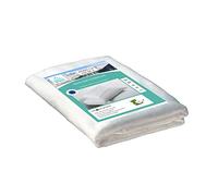 Alpes Blanc Lot de 2 sous taies d'oreillers en Coton/Housse protège Oreiller Antistatique Set de 2/ Protection pour Oreiller (60_x_60_cm)