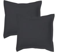 Alpes Blanc - Lot de 2 taies d'oreillers 100% Coton